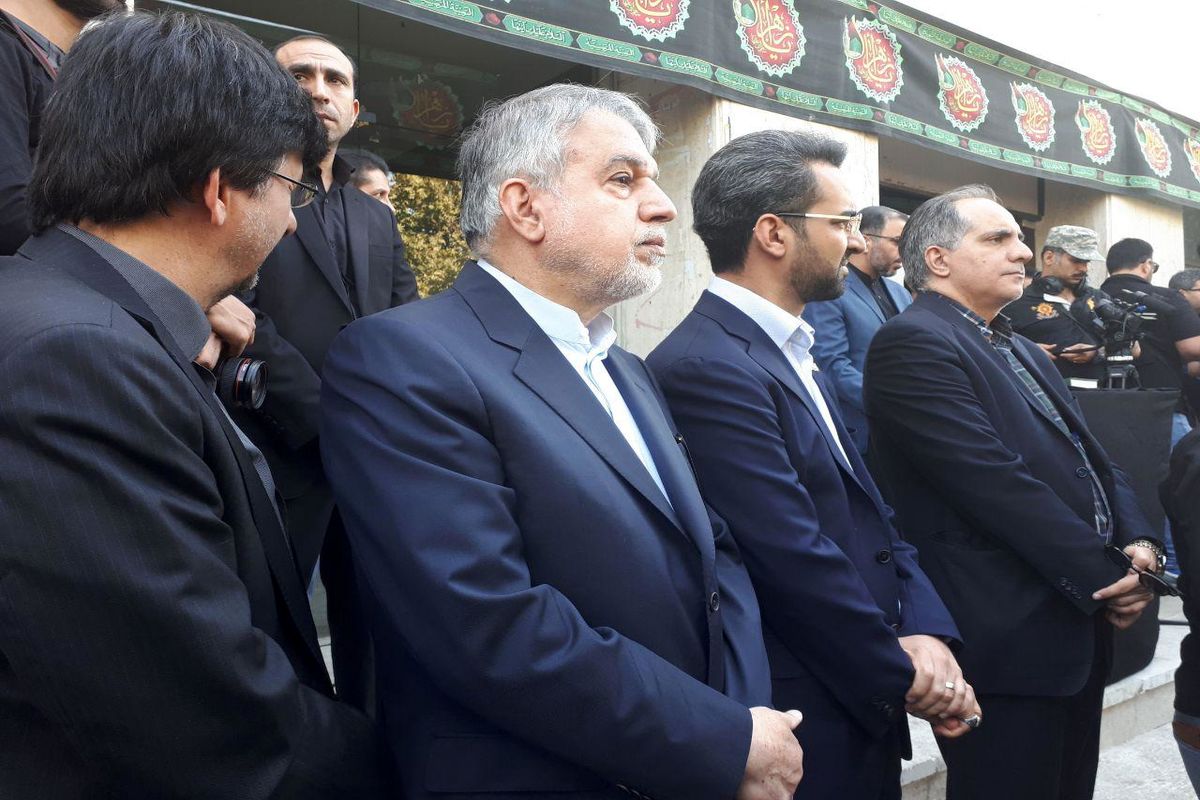 سخنان آذری جهرمی _وزیر ارتباطات و فناوری اطلاعات در مراسم تشیع یک خبرنگار