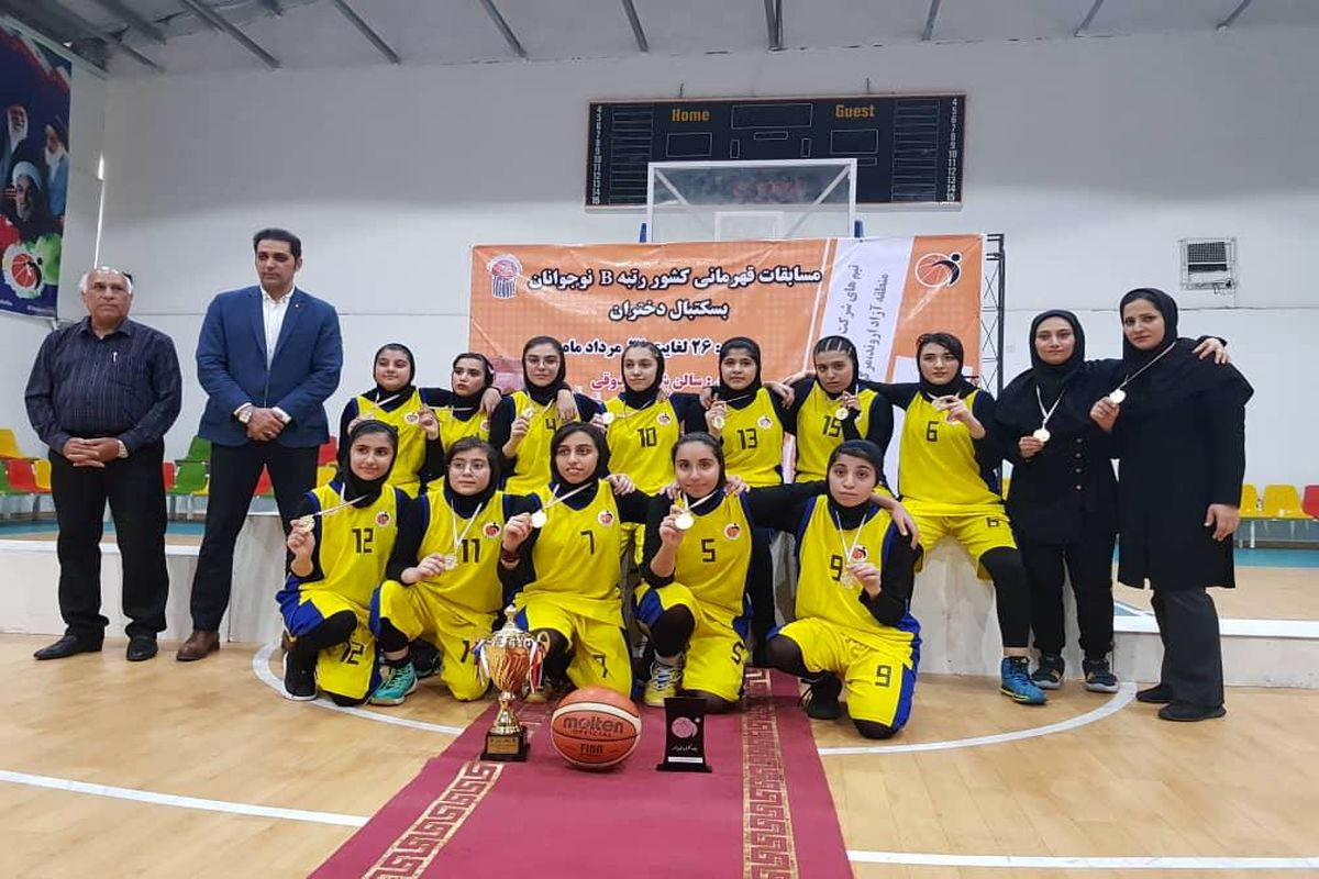 صعود تیم دختران نوجوان بوشهر به لیگ دسته یک بسکتبال کشور