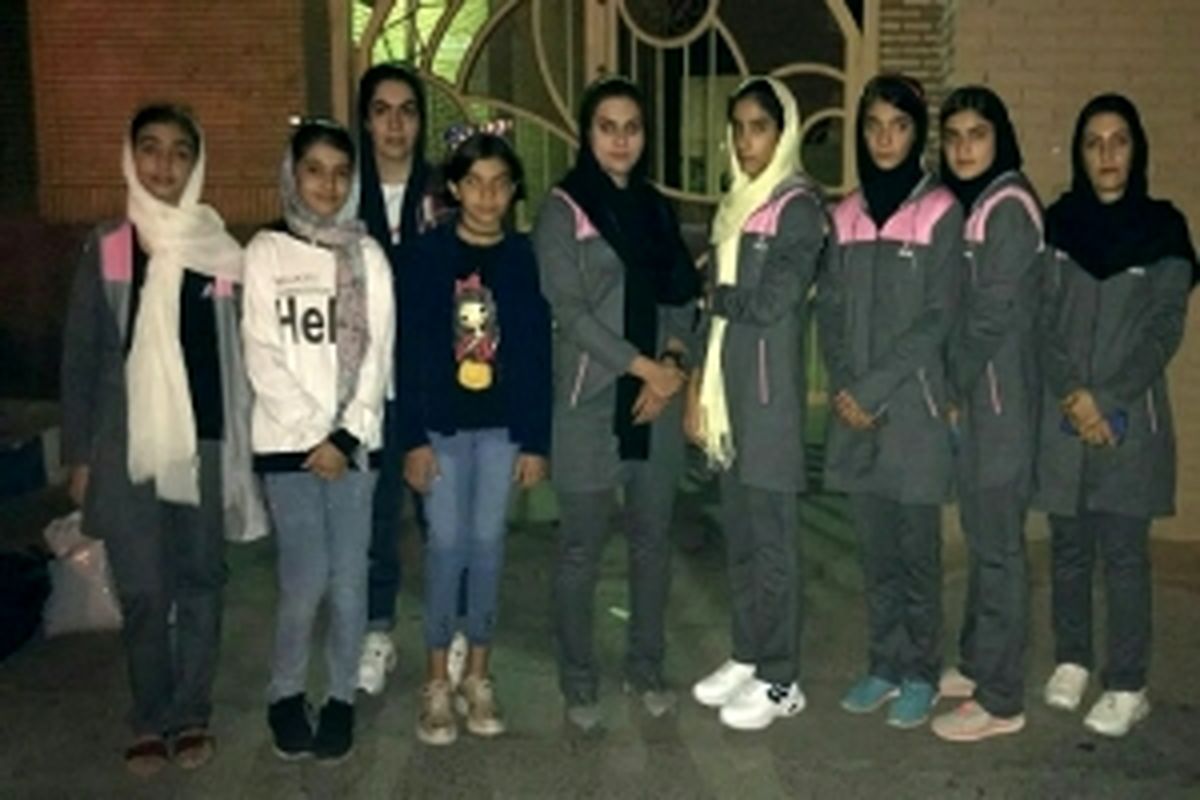 حضور تیم تکواندو دختران نونهال استان به مسابقات کشور