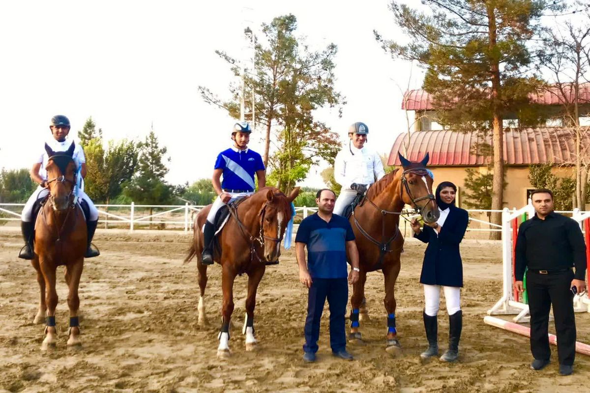 برگزیدگان مسابقه پرش با اسب استان اصفهان