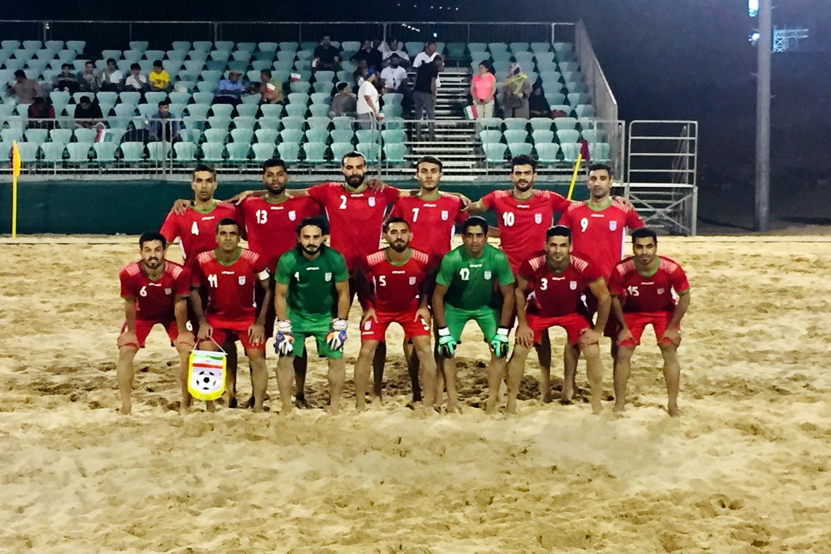 تیم ملی فوتبال ساحلی در دیداری دوستانه عمان را شکست داد