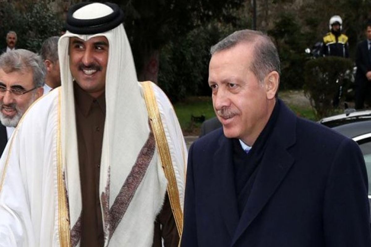 امیر قطر با اردوغان راجع به حمله ارتش ترکیه گفتگو کردند