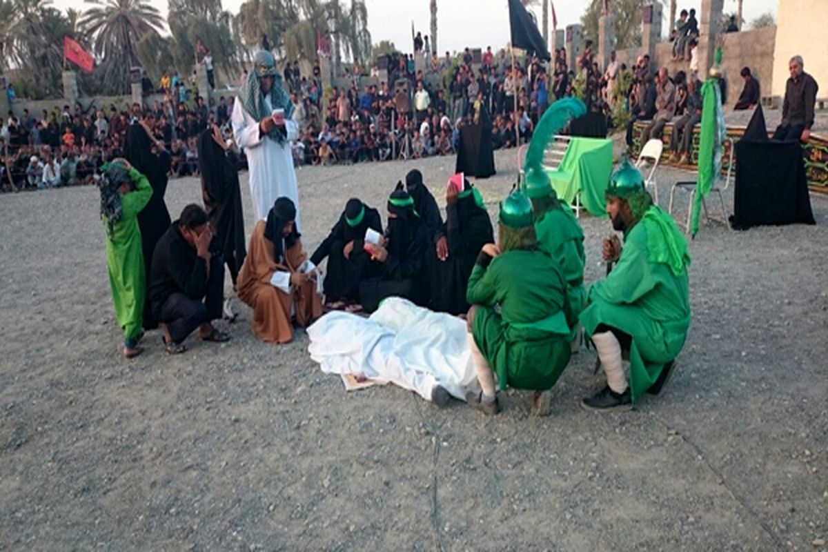 برگزاری مراسم تعزیه خوانی در شهرستان رودان