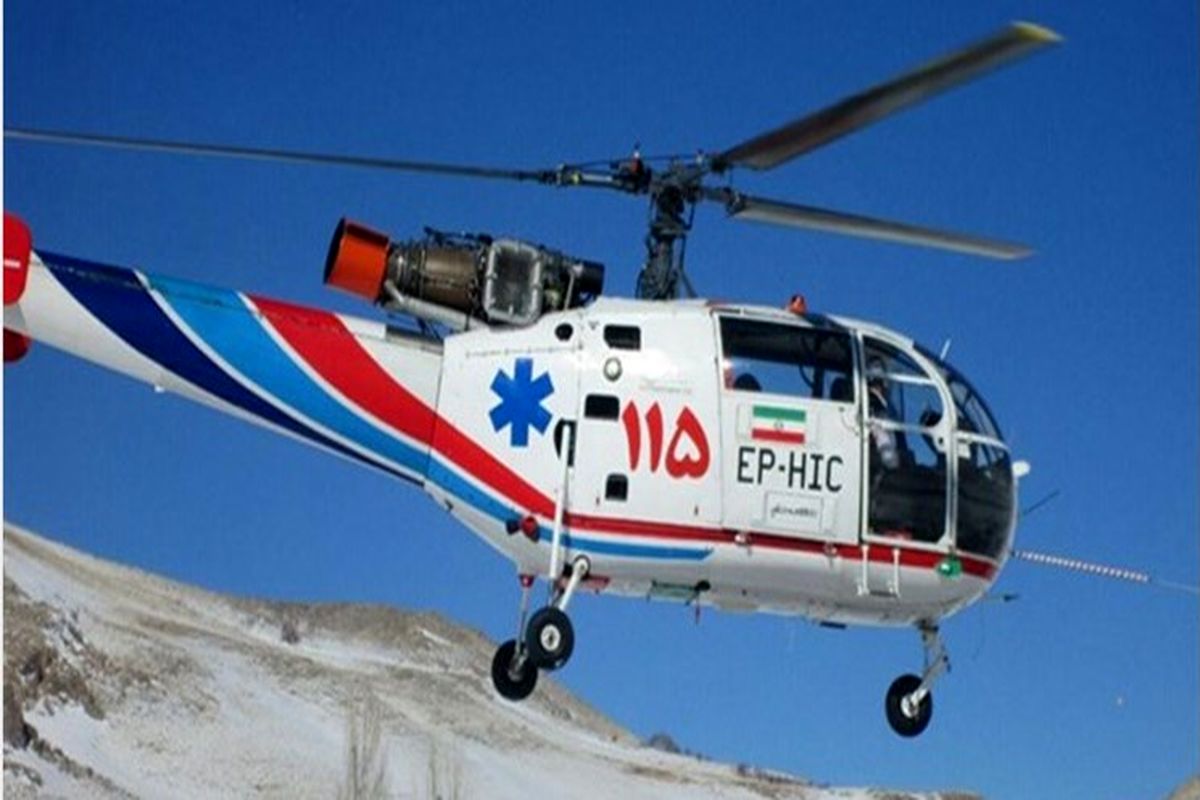 نجات جان ۲ مادر باردار پرخطر با اورژانس هوایی در منطقه کورین