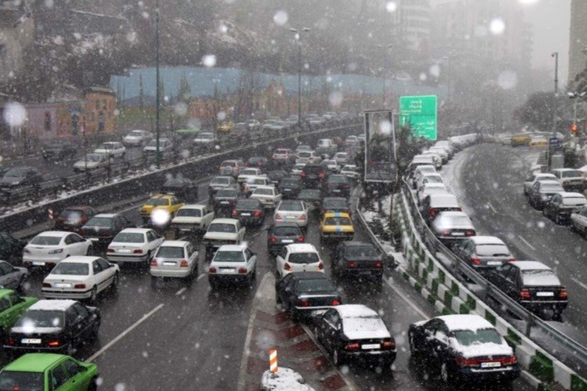 ترافیک سنگین در مناطق شمالی تهران