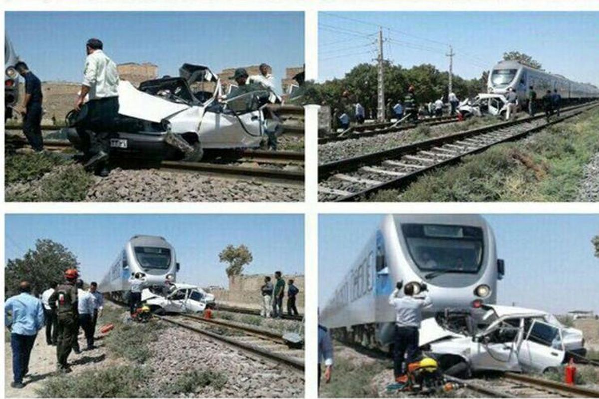 مرگ سه نفر در تصادف با قطار