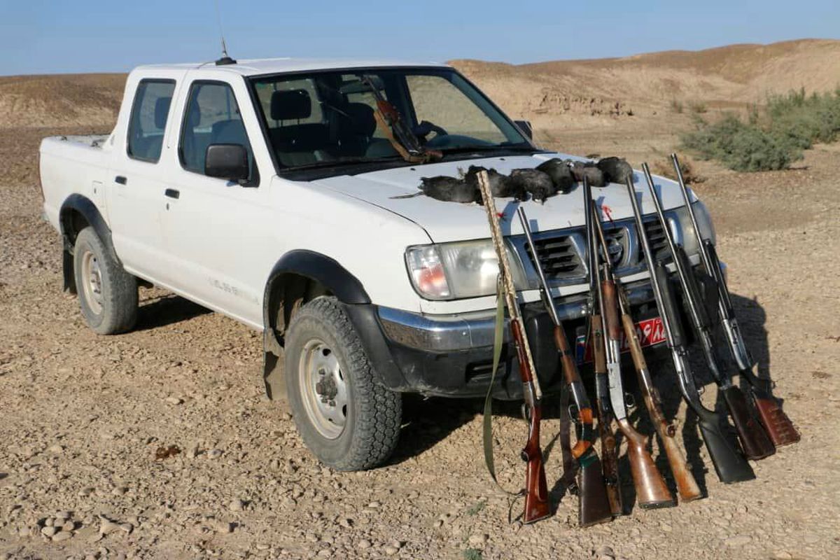 ‍ دستگیری متخلفین سابقه دار شکار و صید در شهرستان زهک