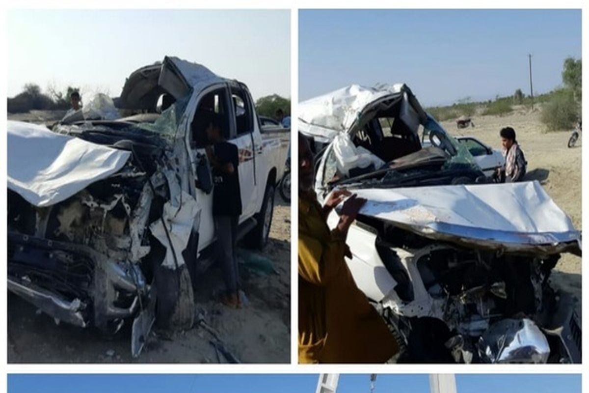 ۷ کشته و زخمی درحادثه تصادف محور کنارک-زرآباد