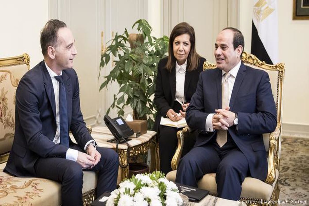 دیدار وزیر خارجه آلمان با رئیس جمهور مصر