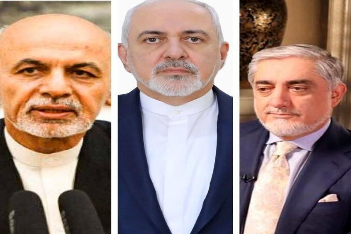 ظریف بر حمایت ایران از روند صلح با مشارکت گروه‌های افغانستان تاکید کرد