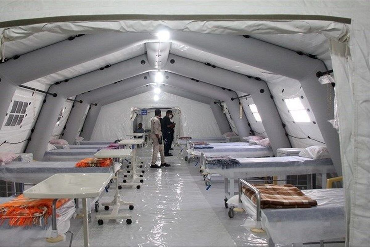 برپایی ۷ بیمارستان صحرایی نیروی زمینی سپاه در شهرهای کشور