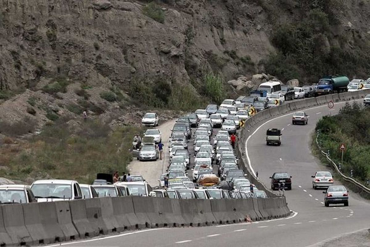 کندوان مسدود است/ اتوبان تهران-کرج شلوغترین جاده کشور