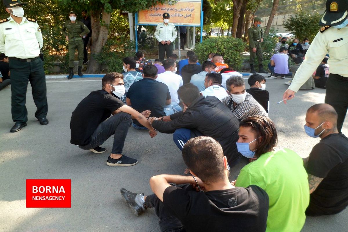 دستگیری۱۳۰سارق در طرح امنیت محله محور سرکلانتری هفتم  پلیس پیشگیری پایتخت