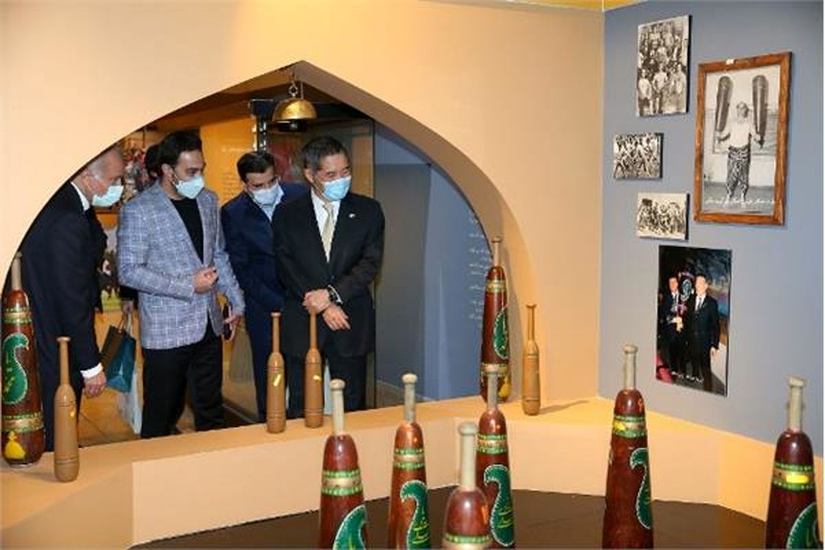 سفیر ژاپن از موزه ملی ورزش المپیک و پارالمپیک بازدید کرد