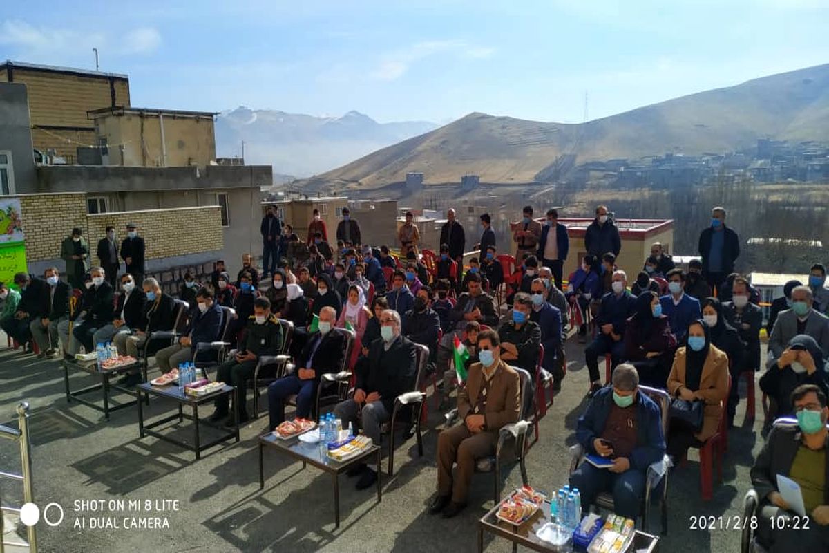 افتتاح پروژه بازآفرینی شهری مدرسه ۹کلاسه ناحیه منفصل شهری ننله سنندج