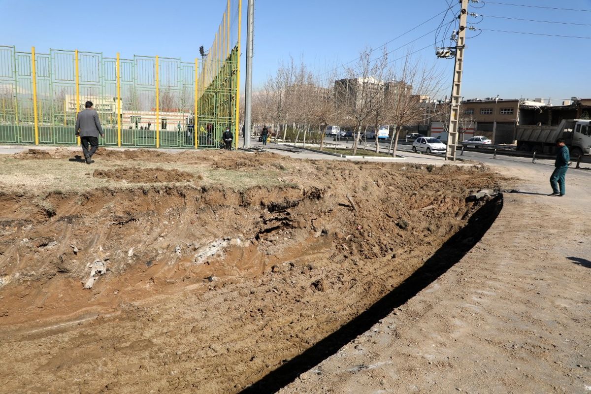 آغاز پروژه احداث رمپ ولوپ تقاطع بزرگراه شهید کاظمی و خیابان شکوفه