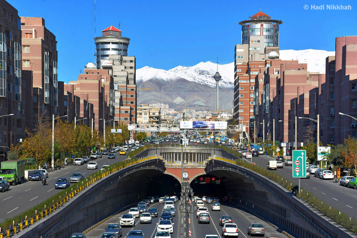 کیفیت هوا در مناطق پرتردد تهران کاهش یافت
