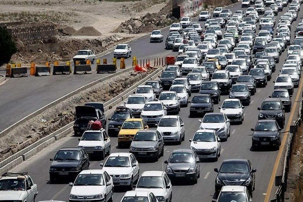 ترافیک نیمه سنگین در جاده‌های قزوین