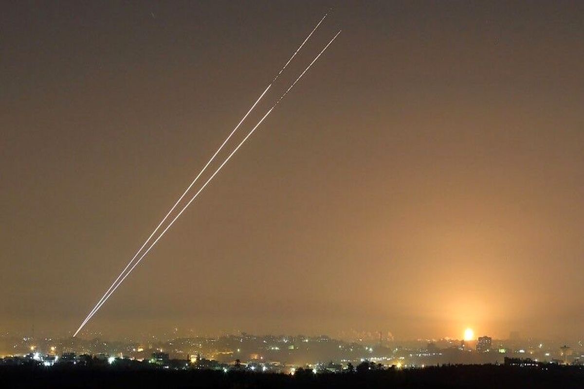 ۲ موشک از غزه به شهرک صهیونیستی اصابت کرد