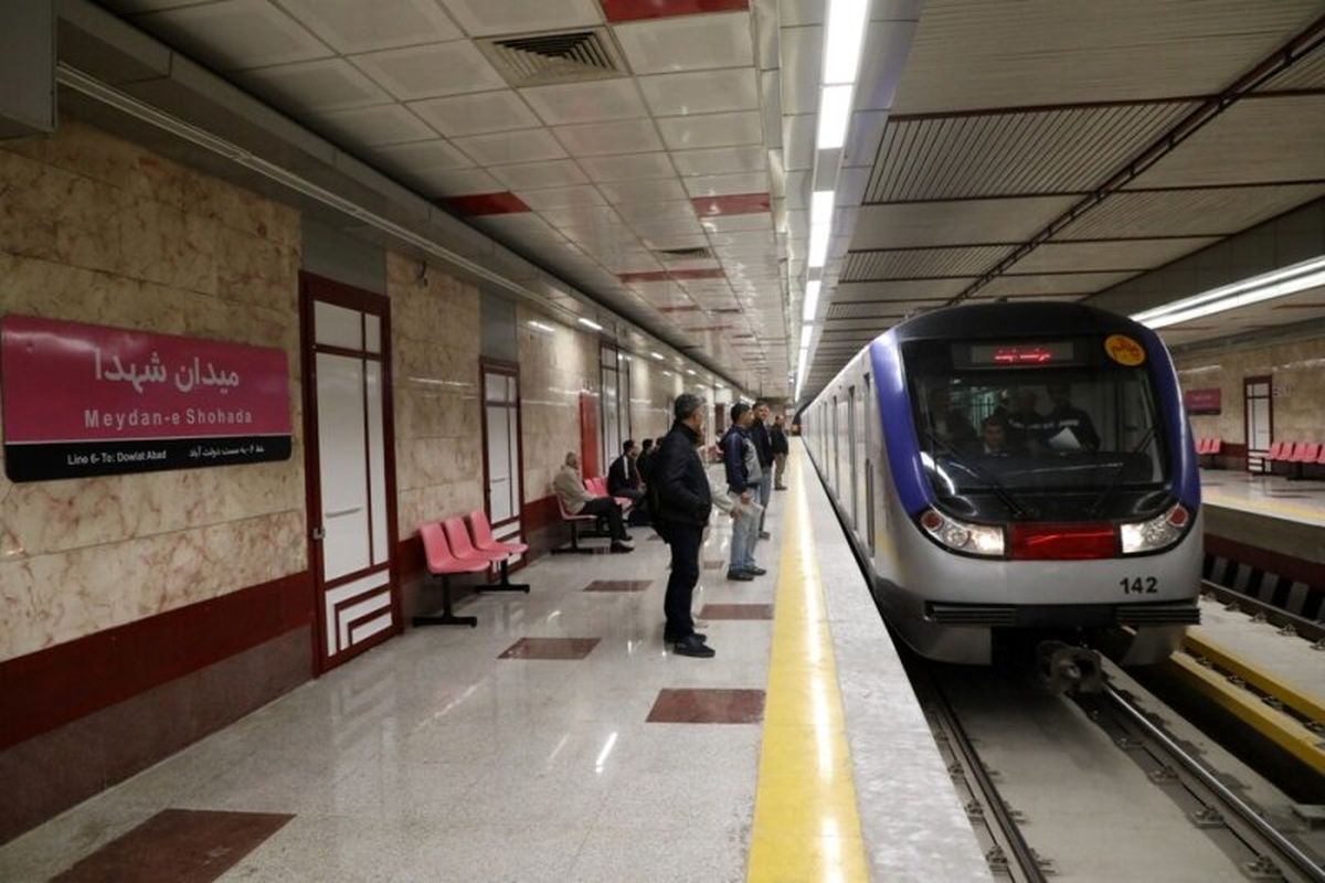بهره‌برداری از ۲رام قطار جدید در مترو تهران