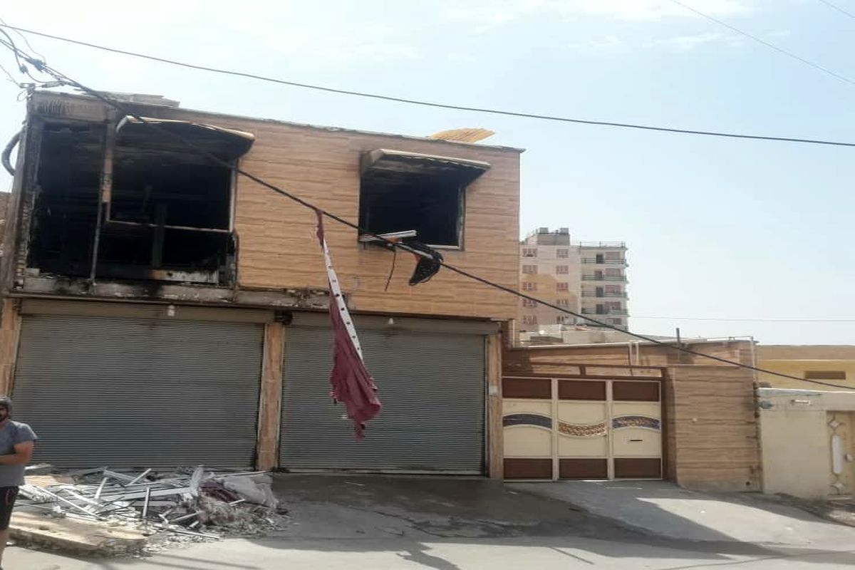 علت حادثه انفجار گاز شهری خیابان نمره یک مسجدسلیمان در دست بررسی است