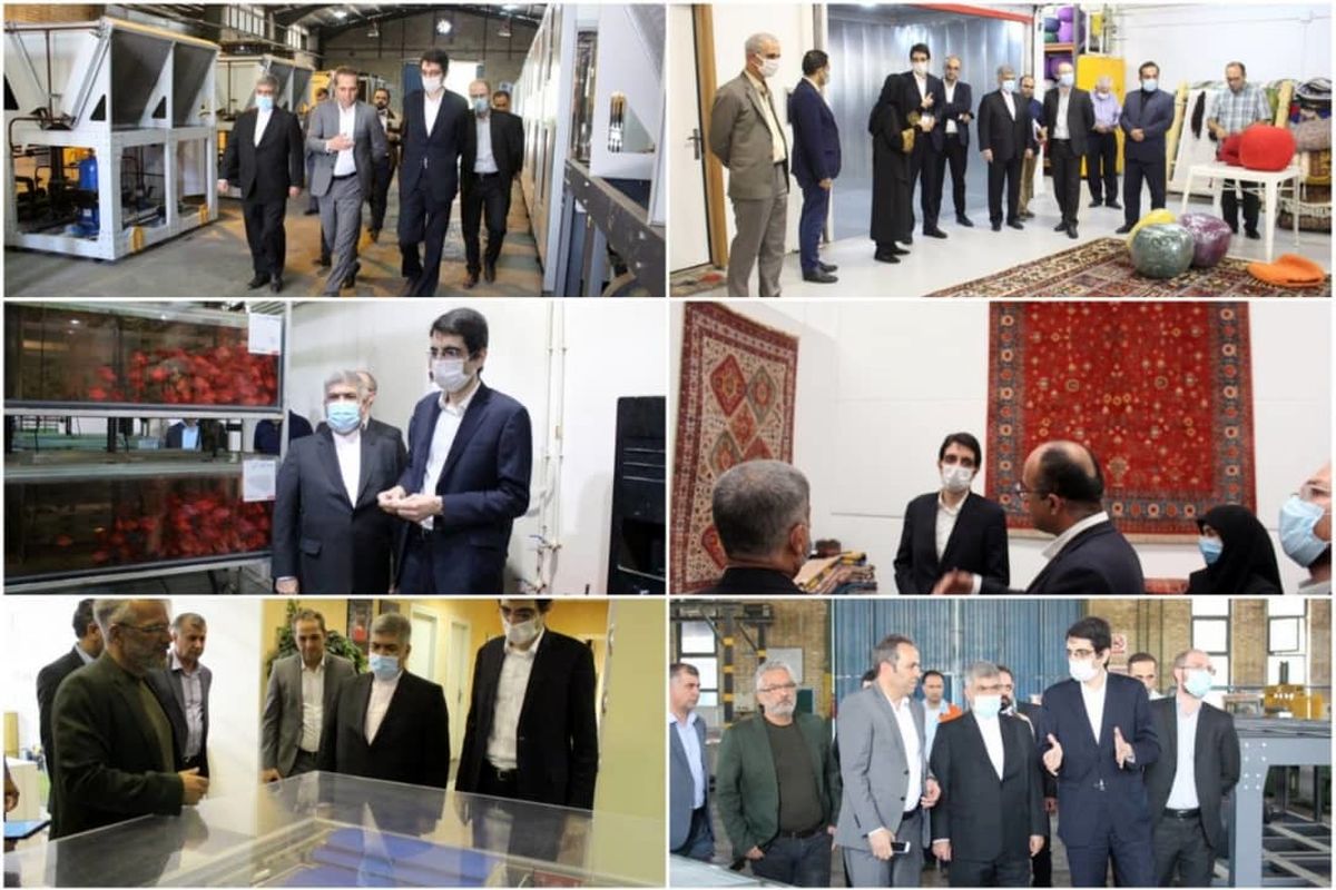 ‍ بازدید علیخانی از دو واحد تولیدی و نمایشگاه دائمی صنایع دستی در اسلامشهر