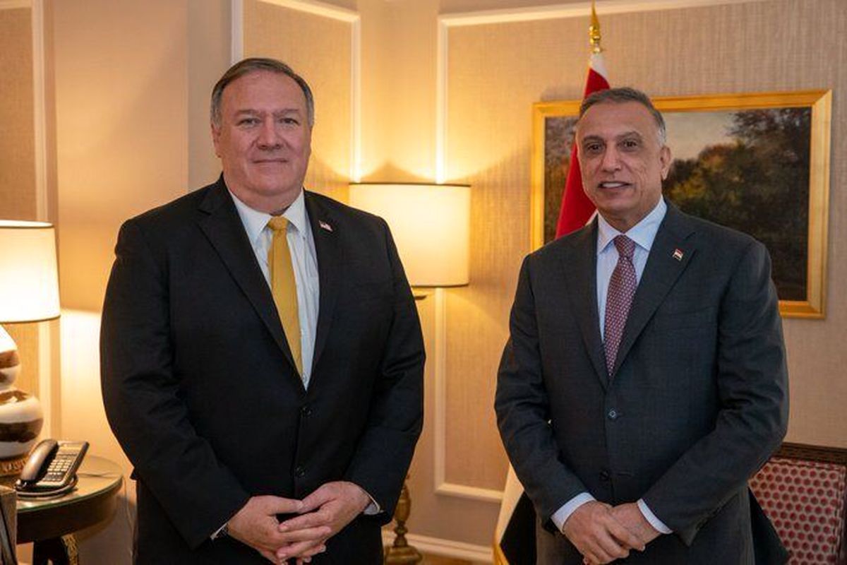 نخست وزیر عراق با پمپئو دیدار کرد