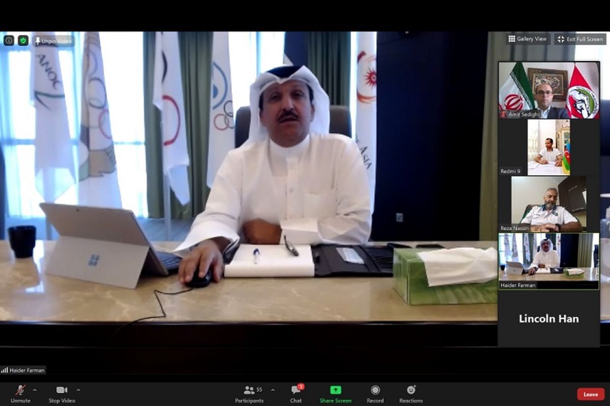 حضور امیرصدیقی در وبینار فدراسیون جهانی کوراش