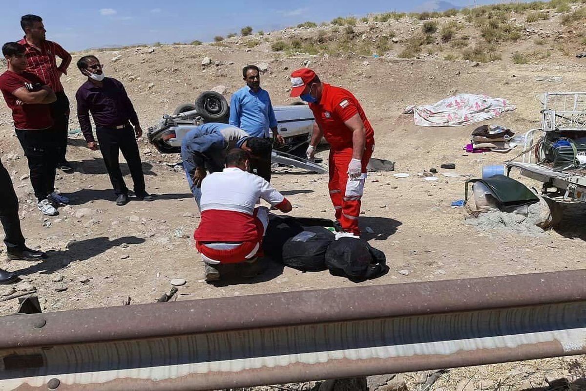 ۳ کشته و ۲ زخمی دریک  تصادف در محور خرم آباد - پلدختر