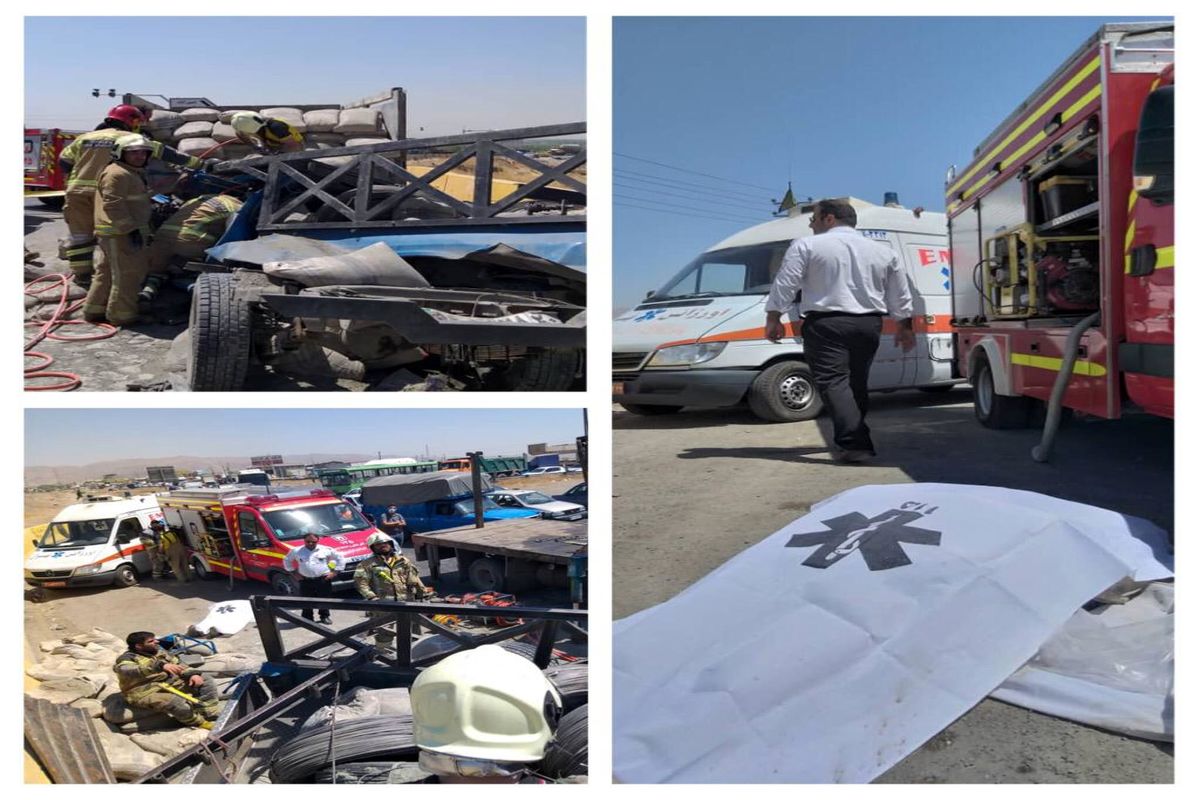 تصادف مرگبار در میدان غنی آباد