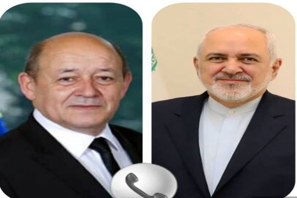 رایزنی وزیران امور خارجه ایران و فرانسه در مورد برجام و آخرین تحولات لبنان