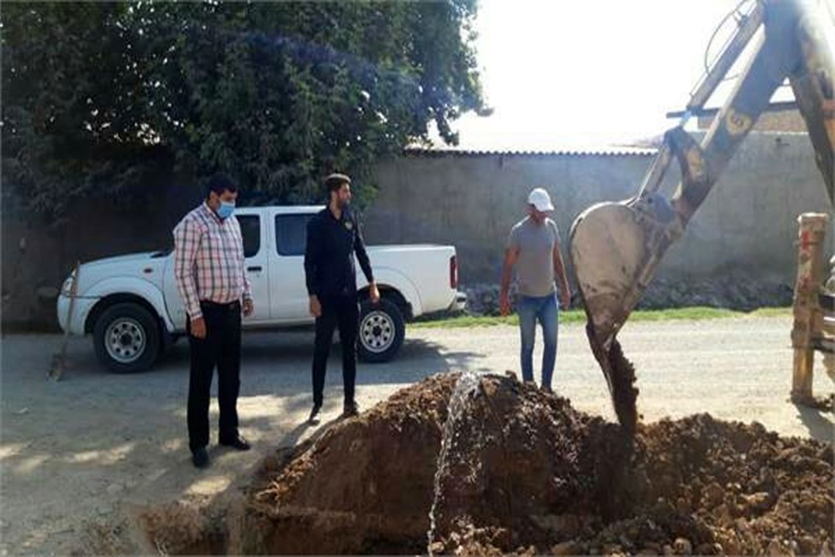انشعابات غیر مجاز آب در روستای ده ماسین شهرستان پیشوا کشف و قطع شدند