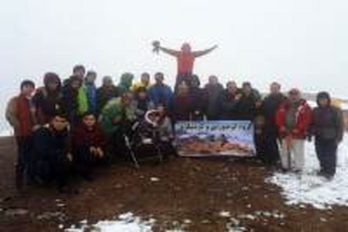صعود گروه کوهنوردی قارتال ساوالان به قلعه قهقه