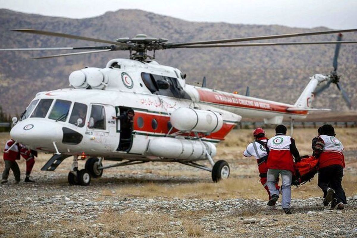 یک فروند بالگرد امداد هوایی به هلال احمر تخصیص یافت