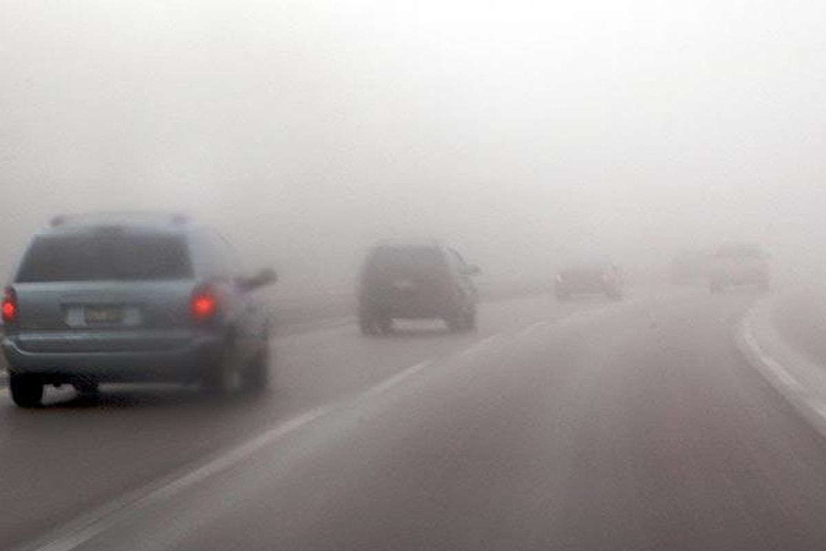 هوای مه آلود به هیچ وجه مناسب رانندگی نیست