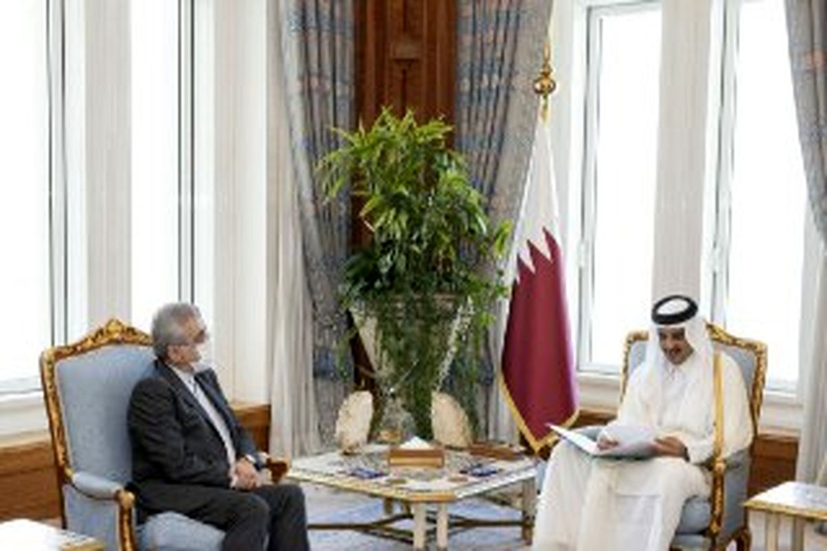 تحویل پیام روحانی به امیر قطر