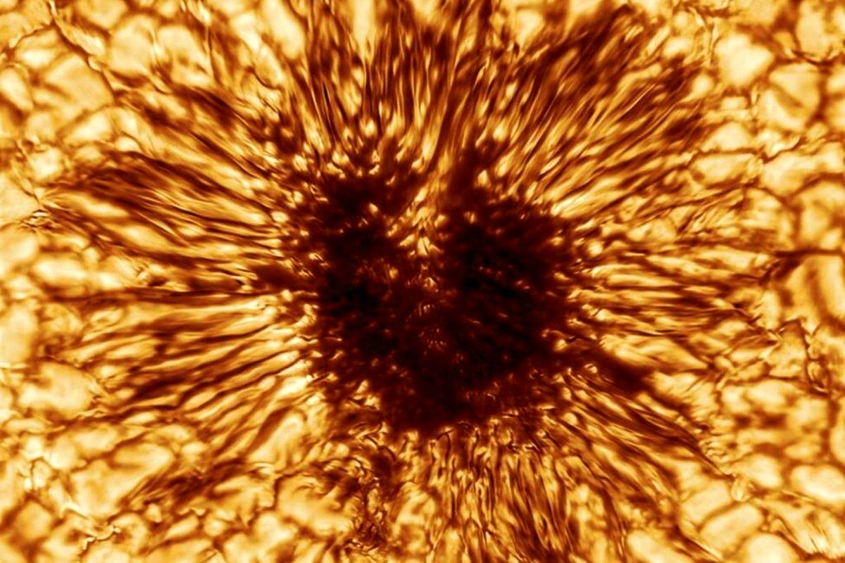 انتشار اولین تصویر از یک لکه خورشیدی توسط بزرگ ترین رصدخانه جهان