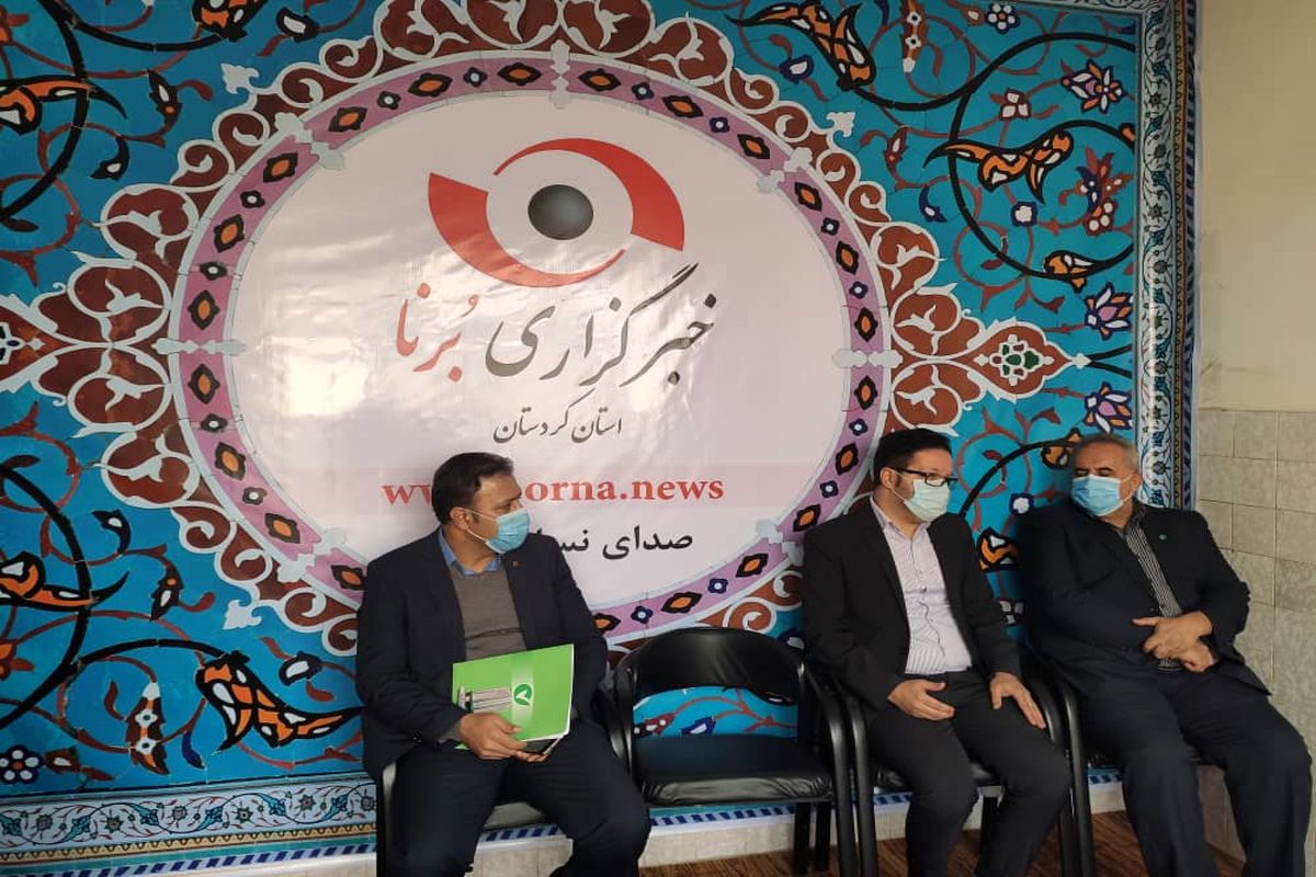 بازدید مدیر شعب بانک مهر ایران در کردستان از خبرگزاری برنا