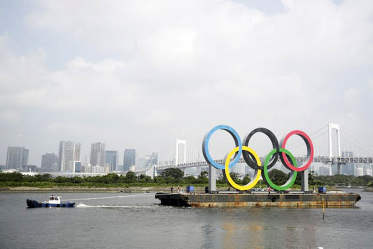 بازگشت حلقه های المپیک ۲۰۲۰ به خلیج توکیو