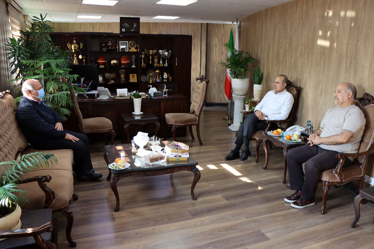 دیدار معاون امور مجلس و حقوقی وزارت ورزش و جوانان با رئیس فدراسیون بسکتبال