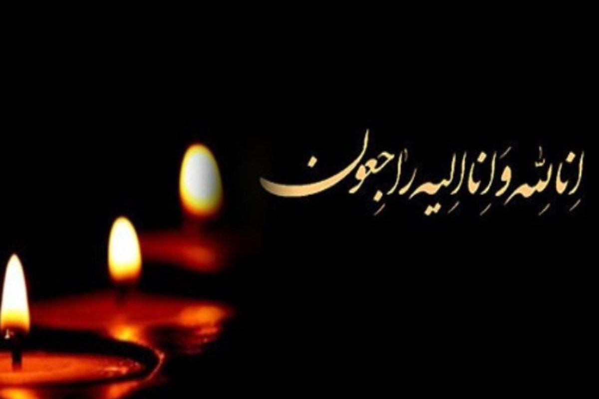 پیام تسلیت مدیر دفتر خبرگزاری برنا استان تهران در پی درگذشت حاج آقا علی شیرکوند