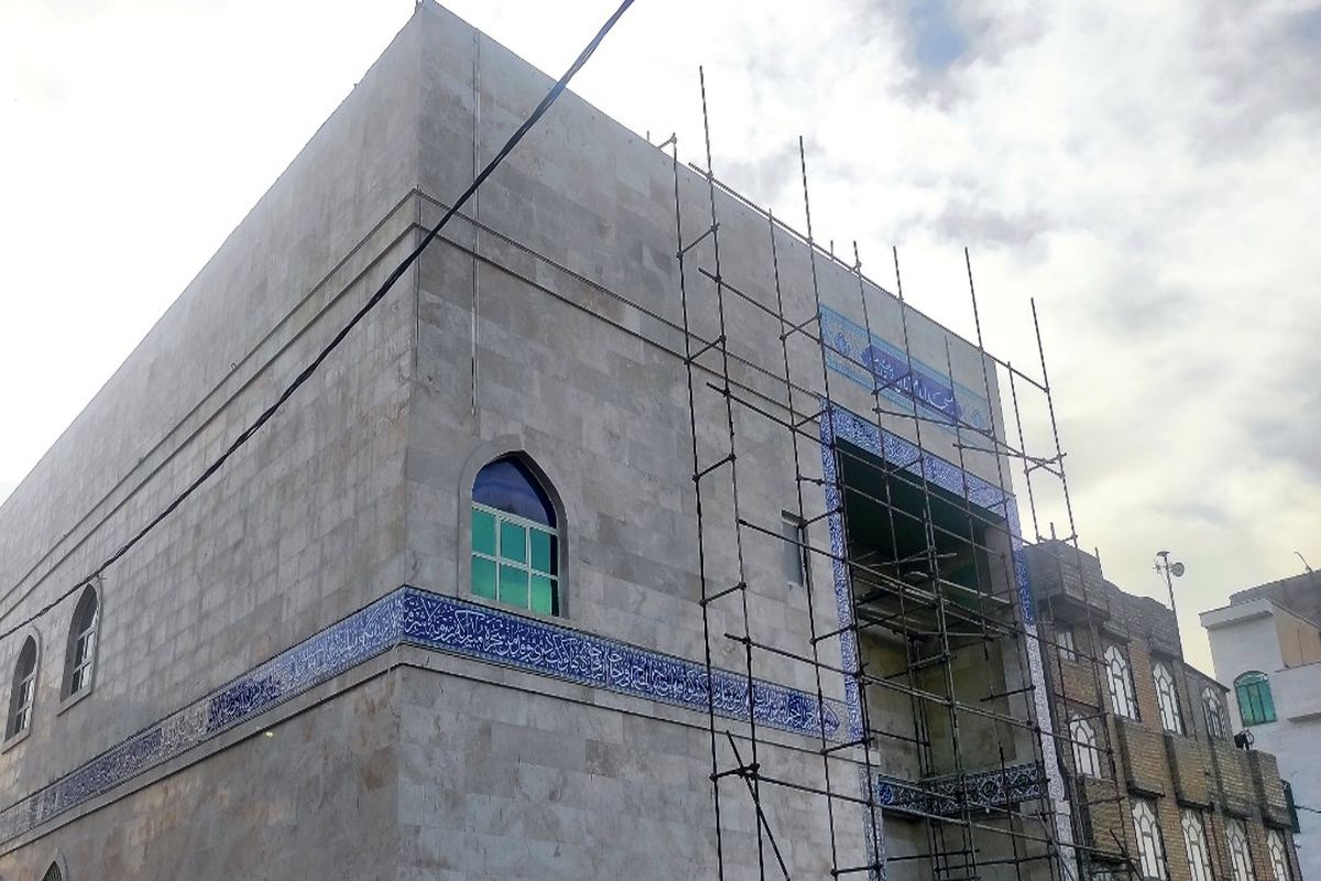 مراحل پایانی بازسازی مسجد امام زمان (عج) و ادامه عملیات عمرانی دو مسجد دیگر