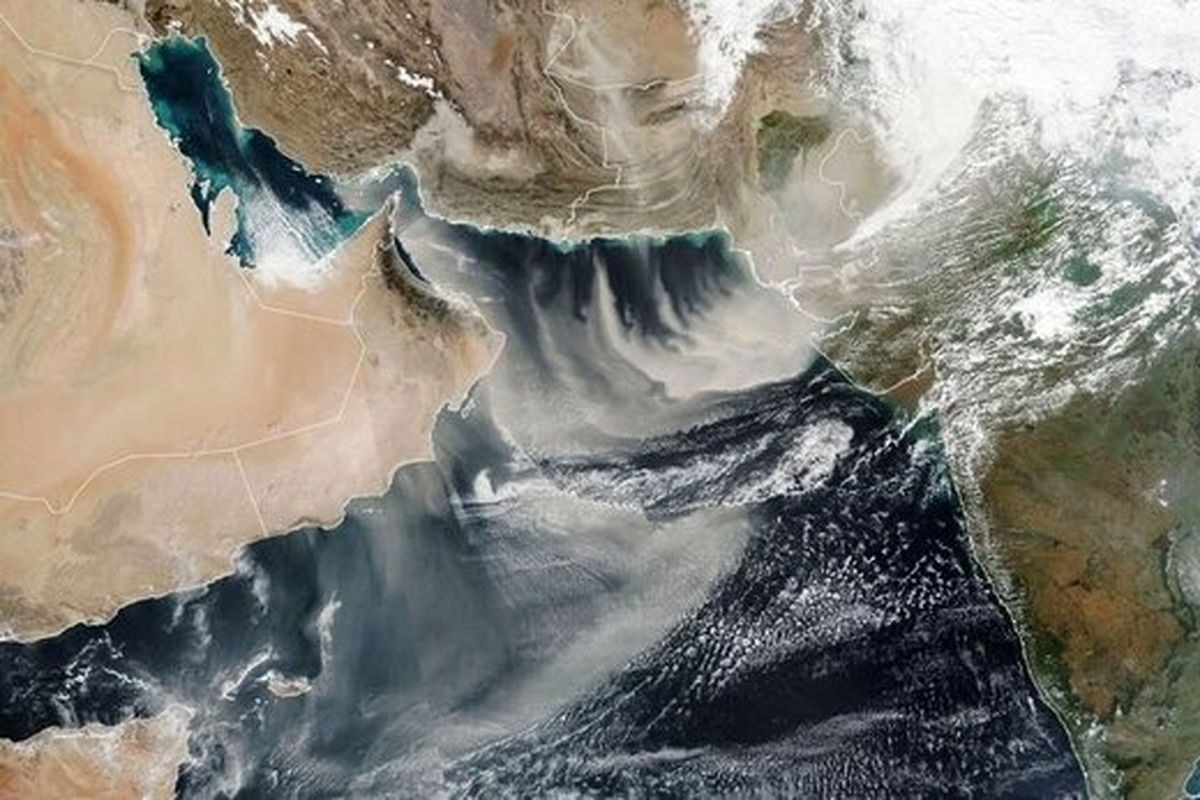 تصویر ناسا از طوفان گرد و غبار در ایران+عکس