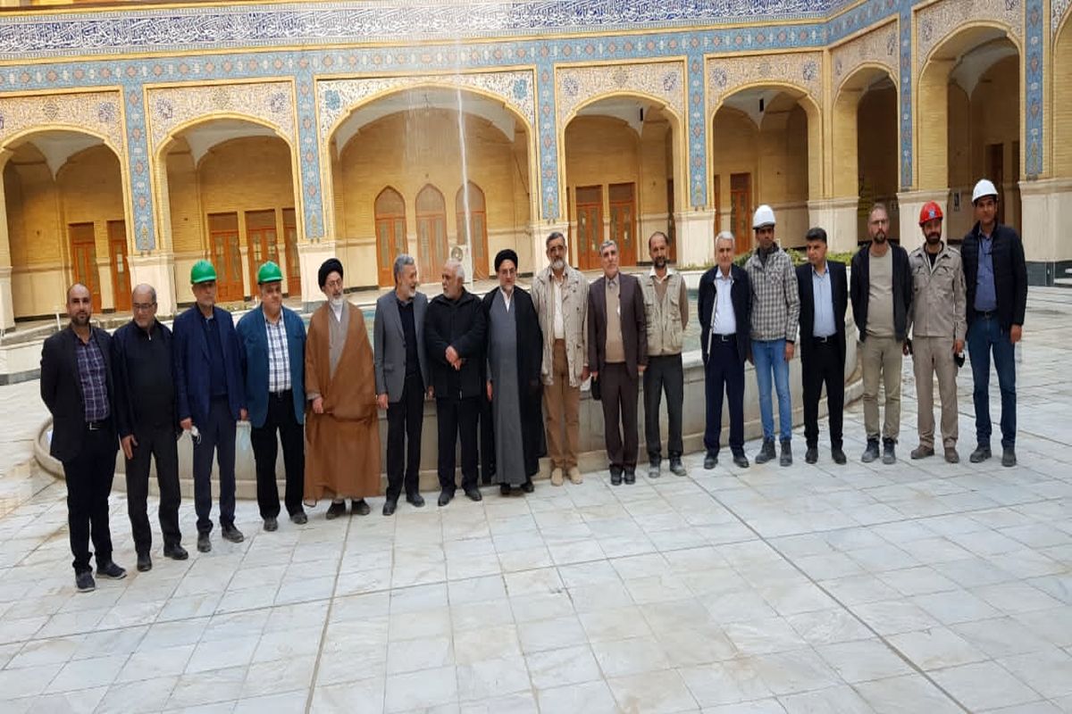 بازدید رئیس سازمان اوقاف و امورخیریه از پروژه‌های ستاد بازسازی عتبات در عراق