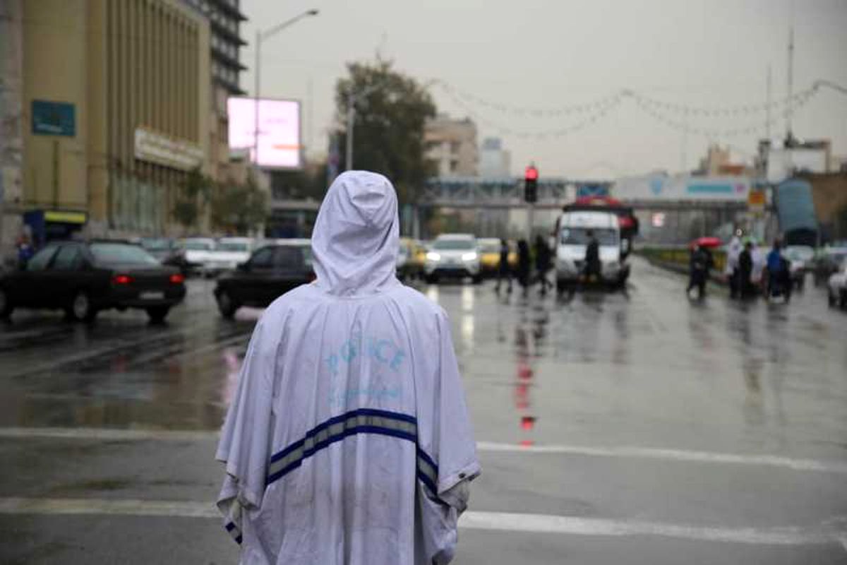 تاثیر بارش‌ها در تهران بر تردد خودروها