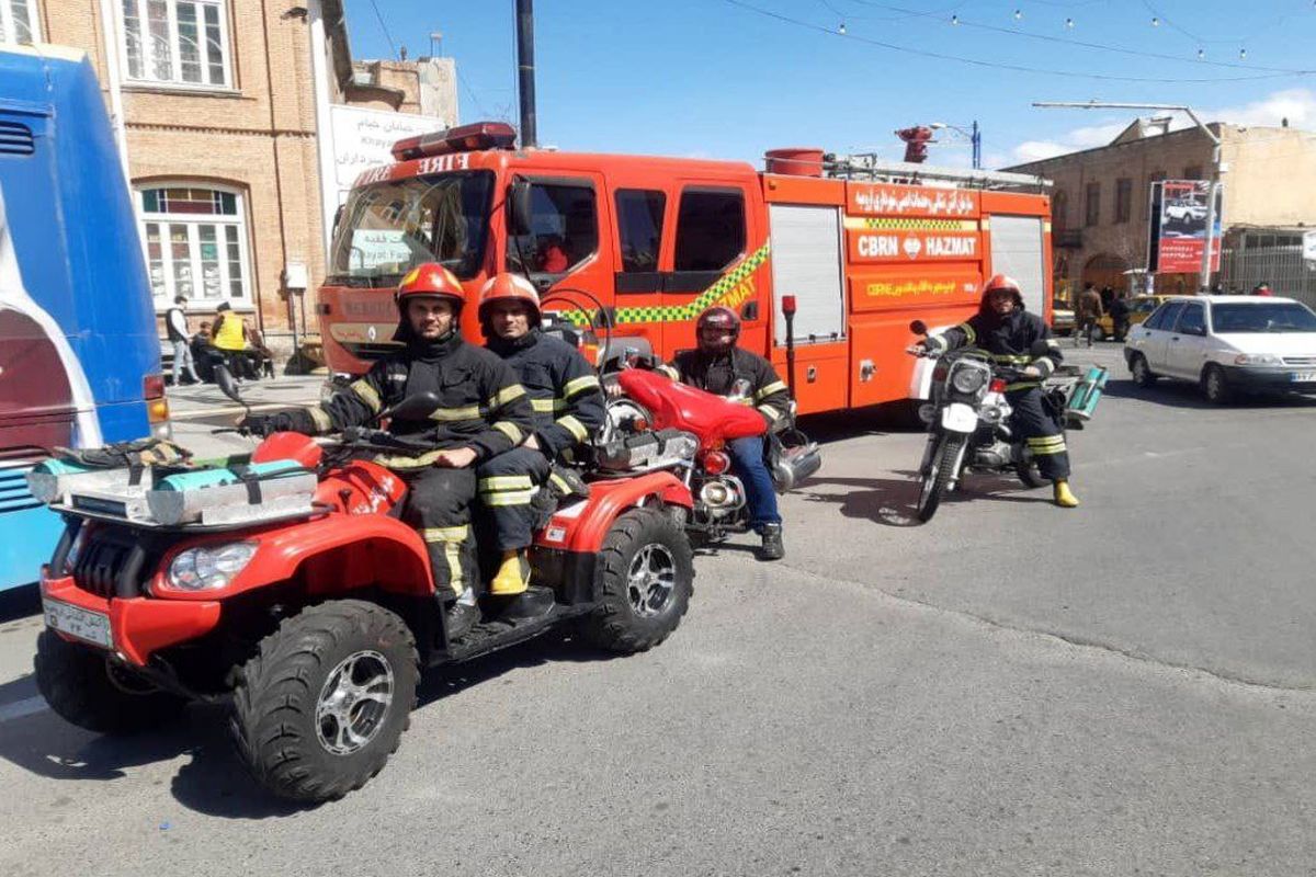 در  نوروز ۱۴۰۱: ایستگاه‌های ده‌گانه آتش نشانی شهرداری ارومیه در آماده باش کامل است