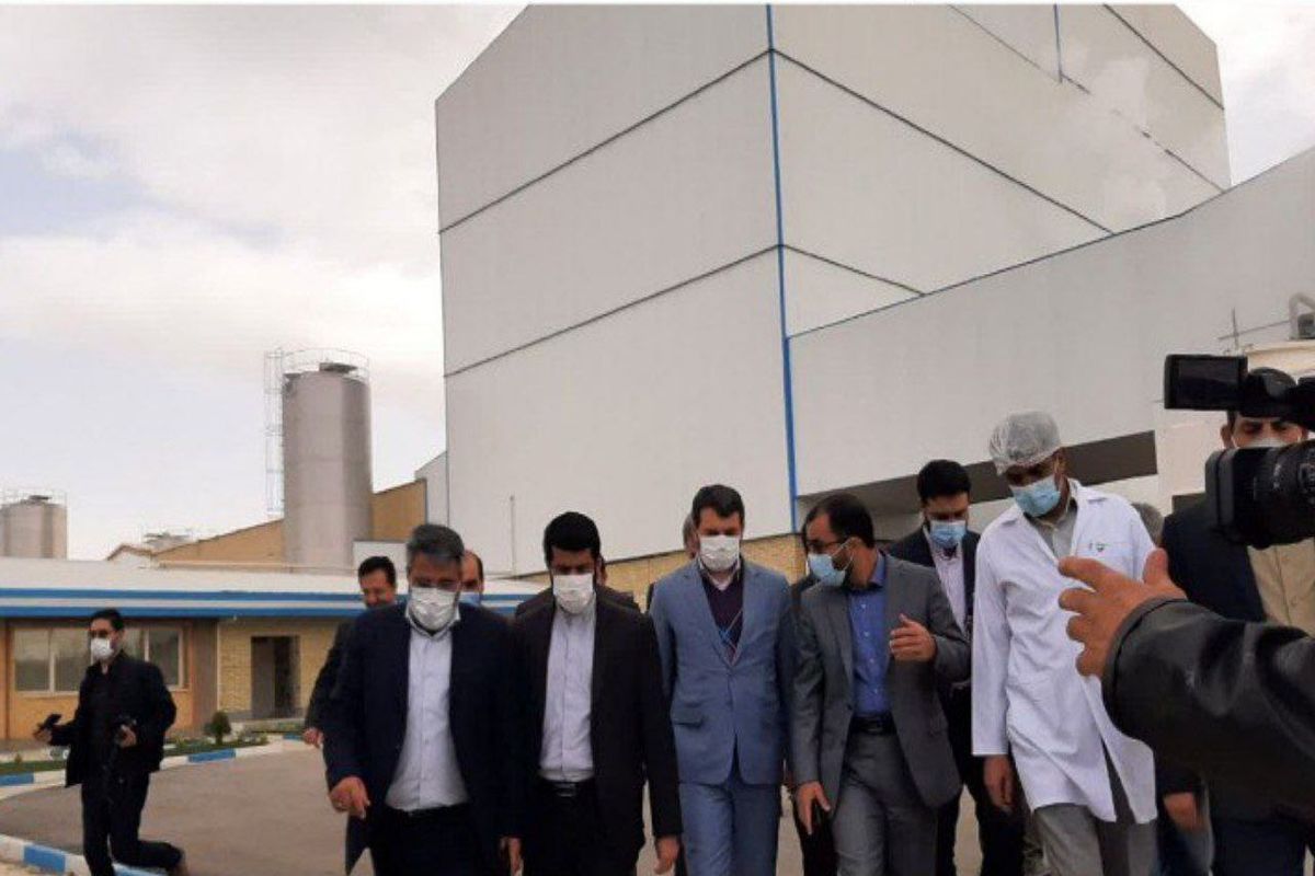 افتتاح  کارخانه شیر خشک بروجرد با حضور وزیر تعاون ، کار ورفاه اجتماعی