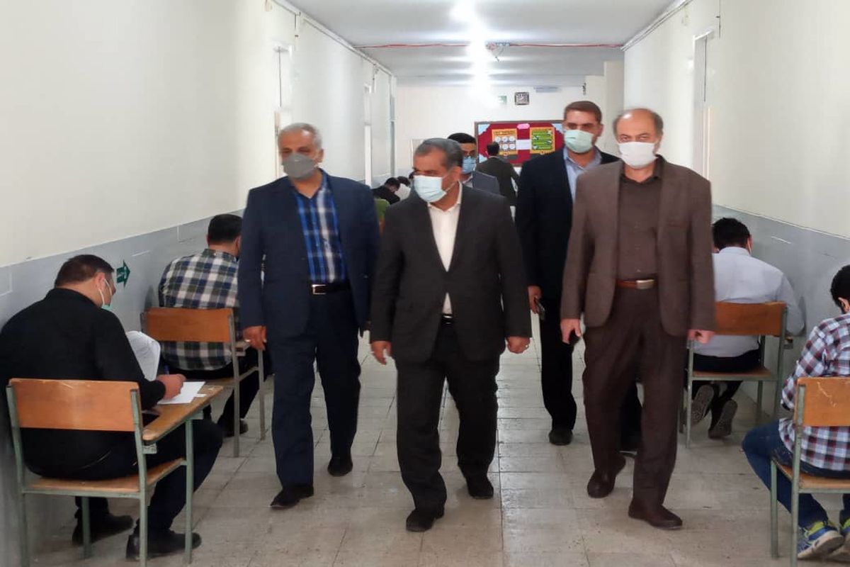 استاندار قزوین از آزمون تبدیل وضعیت شهرداری‌های استان بازدید کرد