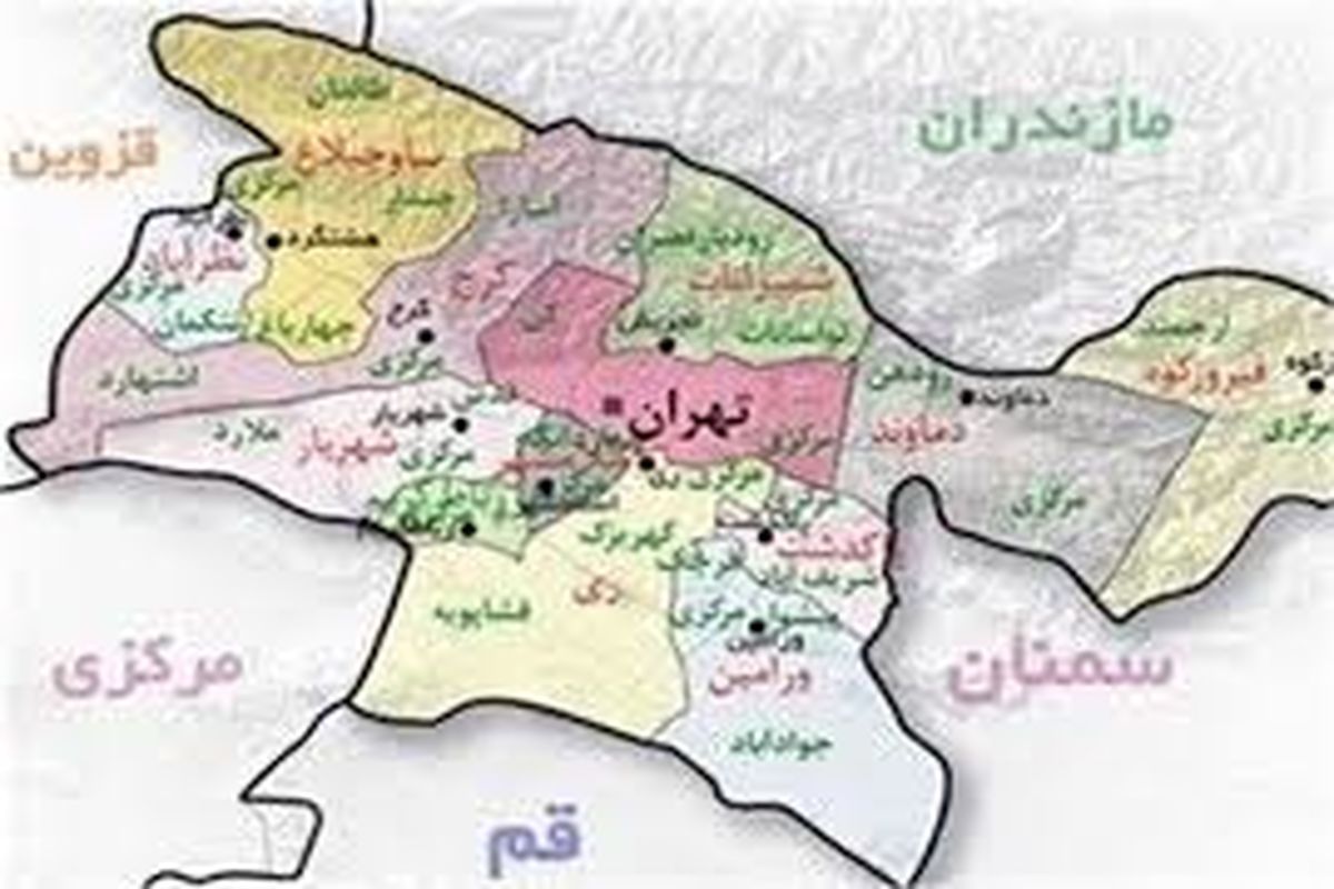 آخرین وضعیت کرونا در شهرهای استان تهران + نمودار