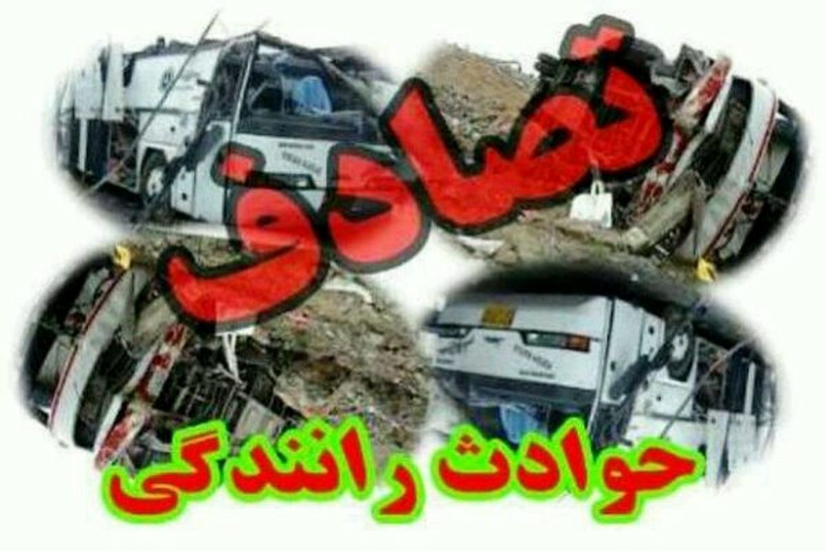 حادثه رانندگی با یک کشته و ۱۰مجروح در محور بزمان-ایرانشهر